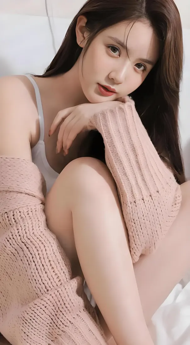 柔软针织衫与舒适的居家状态